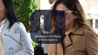 Miljana Kecmanović stigla u specijalni sud u pratnji advokata  Univerzum HD Media News Agency [upl. by Esirahc613]