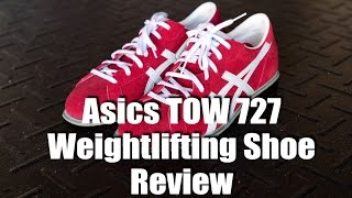 Asics TOW 727 Weightlifting Shoe Review w Comparisons [upl. by Genesa517]