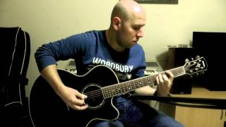 Aerosmith Cryin Fingerstyle Guitar Pass2hoff Vasya [upl. by Lairret]