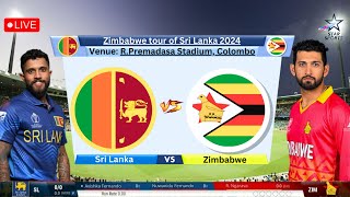 Live  Sri Lanka vs Zimbabwe  2nd T20 Live  ZIM vs SL Live  Sri Lanka Live Match Today [upl. by Iliam707]