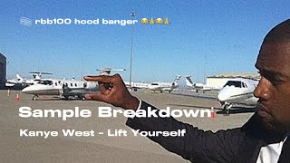 Sample Breakdown Lift Yourself  Kanye West [upl. by Julissa]