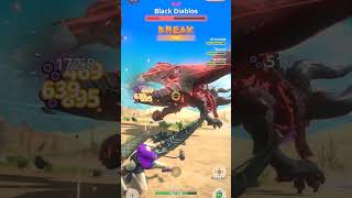 7🌟 Black Diablos 💣🦎 Group Hunt gaming mhnow monsterhunter [upl. by Adan]