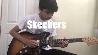 skechersdriprreport electric guitar cover [upl. by Aneehsor7]