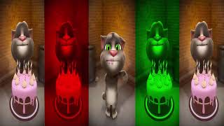 Talking Tom Cat VS Talking Tom Cat 2 Colors Funny Movement  Mobile Gameplay [upl. by Curtis]