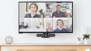 Logitech Meet Up all in one 4K conference cam with 120 degrees FOV ultra wide lens for small rooms [upl. by Aleron]