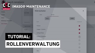 Sehen Sie nur die Features welche Sie auch wirklich brauchen  Rollenverwaltung  imaso Tutorial [upl. by Garreth]