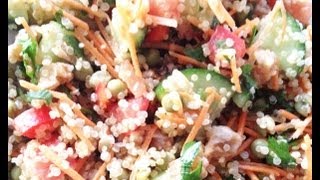 Receptgezonde quinoa salade [upl. by Llenyl]