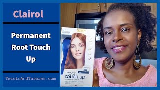 Clairol Root Touch Up On Natural Hair [upl. by Nallek666]