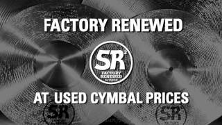 Factory Renewed at Used Cymbal Prices  SABIAN SR2 [upl. by Ecinnaj]