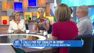 Calls For Pay Equality In Sport [upl. by Calisa]