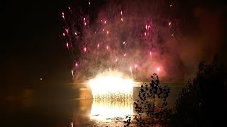 Winzerfest Bingen 2018 Feuerwerk Brückenfest [upl. by Ahtelahs814]