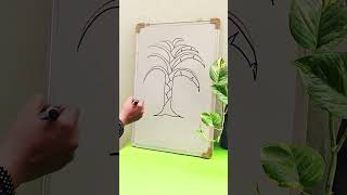 How To Draw Banana Tree  My Friends Kerala Tour [upl. by Ymas]