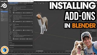 How to Install ADDONS in Blender [upl. by Gilchrist49]