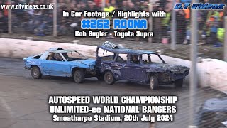 Roona 262  Autospeed World Final 2024  Banger Racing  Highlights [upl. by Airolg652]