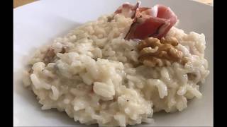 Risotto speck gorgonzola e noci con il Bimby TM6  TM5  TM31 [upl. by Issak]