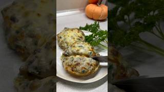 Gombás melegszendvicsRecept TiktokIG pogranyizs recept finom gomba toast food recipe sajt [upl. by Scotney]