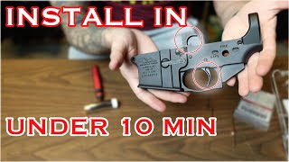 How to Install A Trigger Assembly In An AR 15  Build Series [upl. by Jolee]