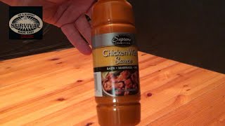 Chicken wing sauce dollar tree food review [upl. by Trude66]