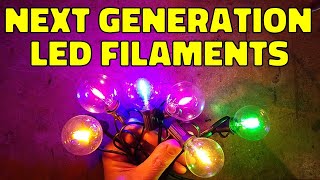 New generation LED filaments  with schematic [upl. by Eirol]