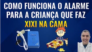 Como funciona o alarme para a criança que faz xixi na cama [upl. by Drwde]