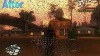 GTA SA Foliage and Graphic mods [upl. by Acsisnarf]