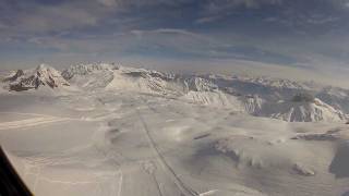 Gletscherlandung in den Schweizer Alpen Glacier de Tsanfleuron 9420ft neben Skipiste [upl. by Orlanta987]