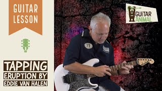 How to Play the Tapping Sequence from Eruption by Eddie Van Halen [upl. by Edgerton]