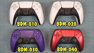 DualSense Revision Comparison BDM010 vs 020 vs 030 vs 040  PS5 Controller Versions [upl. by Cid]