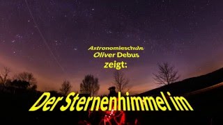 Der Sternenhimmel im Frühjahr 2016 [upl. by Elita]