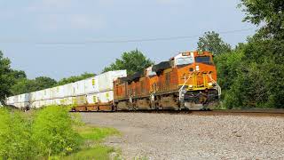 Visit to the BNSF Chillicothe Sub 2023 [upl. by Anaujahs734]