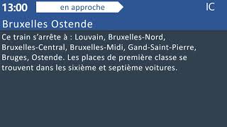 043 SNCB LiègeGuillemins  Ostende [upl. by Hoem]