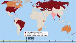 TIMELINE Womens Suffrage Worldwide  Encyclopaedia Britannica [upl. by Lienad]