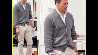 Jon Hamms Bulge Captures Our Attention On Keeping Up with the Joneses Set [upl. by Alexa]