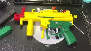 Md5k  A 3D printed disc toy shooter with doubled fun [upl. by Duffy]