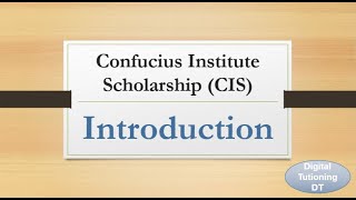 Introduction to Confucius Institute Scholarship 2021 in UrduHindiCISChinese Language Scholarship [upl. by Ial]