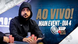 DIA 4 DO MAIN EVENT DO BSOP WINTER MILLIONS  R 870 MIL PARA O CAMPEÃO [upl. by Saunderson691]