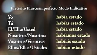 ESTAR  Pretérito Pluscuamperfecto de Indicativo  Conjugación de Verbos en español [upl. by Ettesus62]