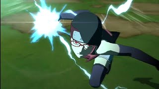 Saradas New Chidori Ultimate in Naruto X Boruto  Ultimate Ninja Storm connection [upl. by Medor]