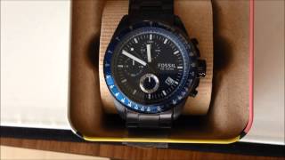 【1396】 フォッシル メンズ腕時計 Fossil Mens CH2692 Decker Stainless Steel Blue Dial Watch mov [upl. by Dail]