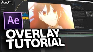 How to use an Overlay  After Effects [upl. by Ocsicnarf]