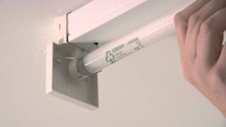 How to replace a fluorescent tube light [upl. by Marquet]