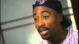 Tupac Shakur  1994 Interview with Abbie Kearse [upl. by Nauqyaj]