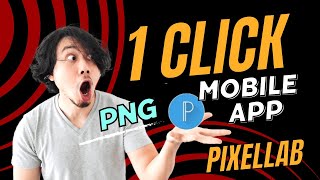 How to make PNG image in pixellab  Mobile tutorial [upl. by Elaynad]