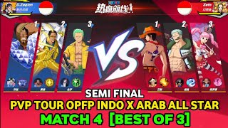 ALL INDO WIN  PVP TOUR OPFP INDONESIA X ARAB ALL STAR MATCH 4 BO3  One Piece Fighting Path [upl. by Llennahs612]