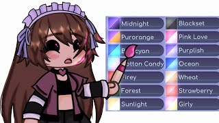 Rating my oc in colour presets  Gacha life [upl. by Rehc]