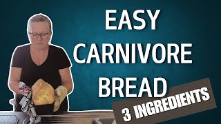 Easy Whole Egg Carnivore Bread Recipe with Only 3 Ingredients [upl. by Mauer675]