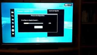 Activando a função Anynet na LED SMART TV 40quot SAMSUNG UE40H5500 [upl. by Braynard]