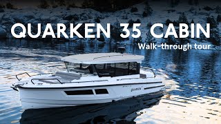 QUARKEN 35 CABIN  WALK THROUGH TOUR [upl. by Sirref]