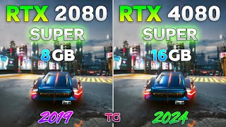 RTX 2080 SUPER vs RTX 4080 SUPER  5 Years Difference [upl. by Nikolai]