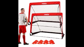 Poray Portable Soccer Goal Net for Kids amp Adults [upl. by Trah]